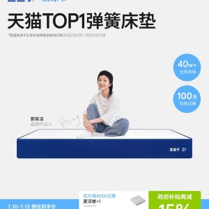 蓝盒子Z1 软硬适中记忆棉弹簧床垫家用卧室席梦思