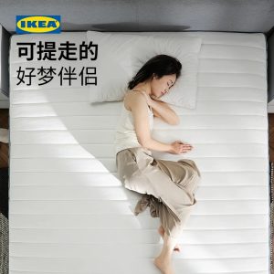 IKEA宜家瓦勒沃格袋装弹簧床垫分区定点支撑家用席梦思护腰硬垫子