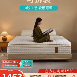 艾比利潘多拉床垫可拆卸0胶水家用调节软硬适中护脊席梦思分体式