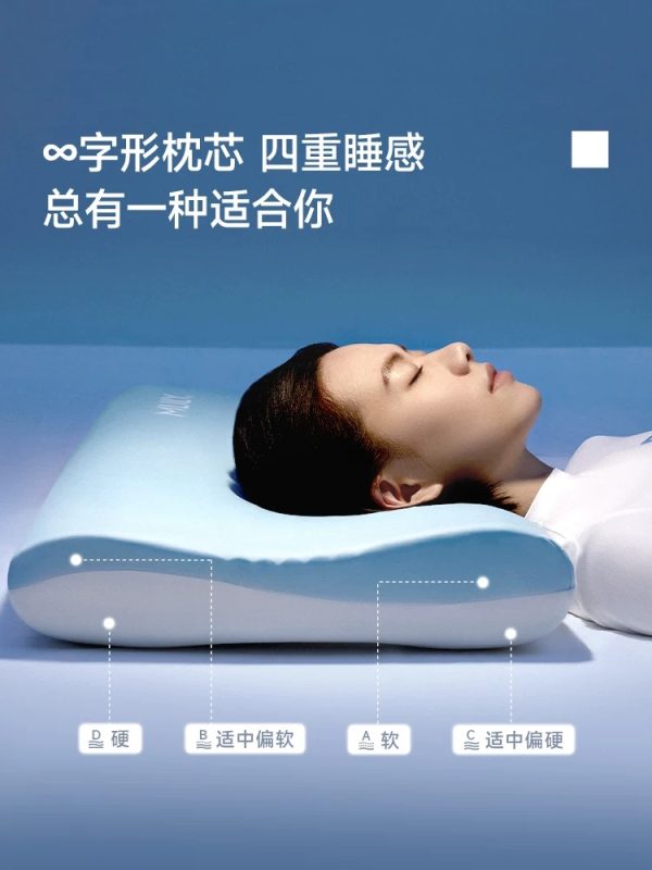 梦百合0压深睡枕pro记忆棉枕头护颈椎专用助睡眠成人枕芯一对 - 图片 3