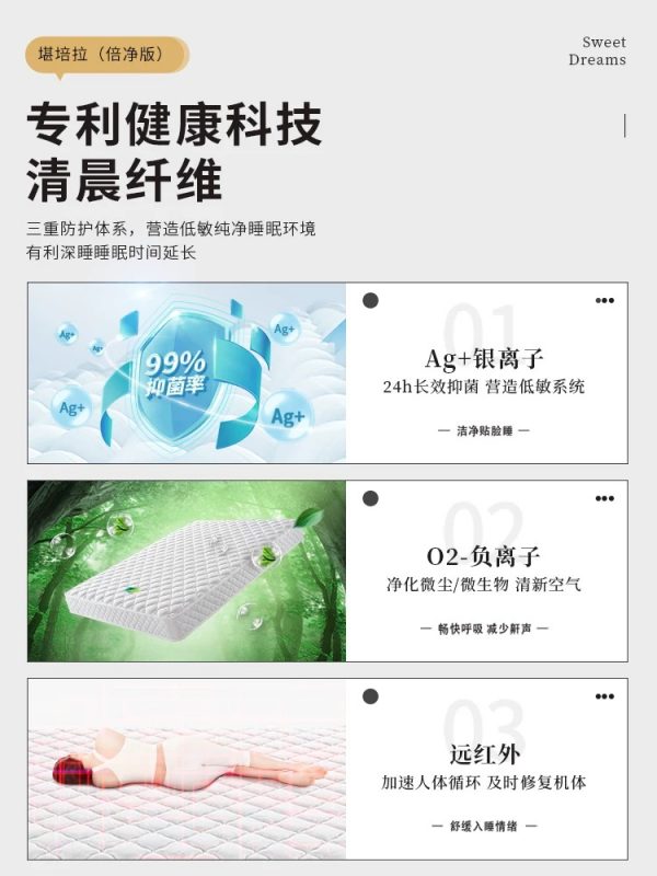 穗宝弹簧加厚1.8米床经济型家用成人双人床席梦思护脊床垫 堪培拉 - 图片 2