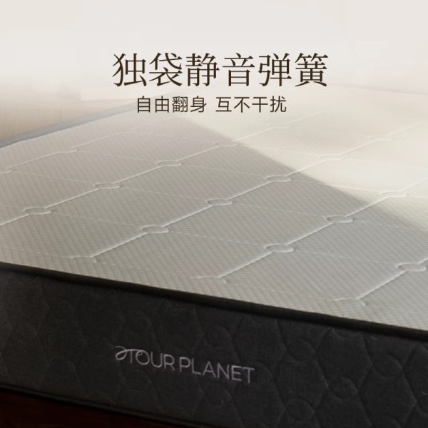 亚朵星球升级记忆绵加厚床垫软垫榻榻米垫子软硬双面两用弹簧床垫 - 图片 3