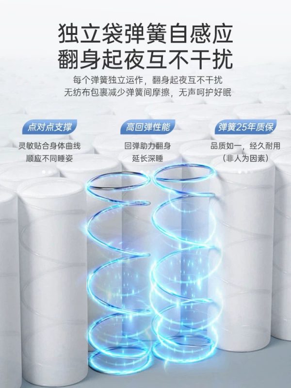 Serta/舒达 杜克Plus偏硬护脊床垫双面用弹簧席梦思床垫1.8米主卧 - 图片 3