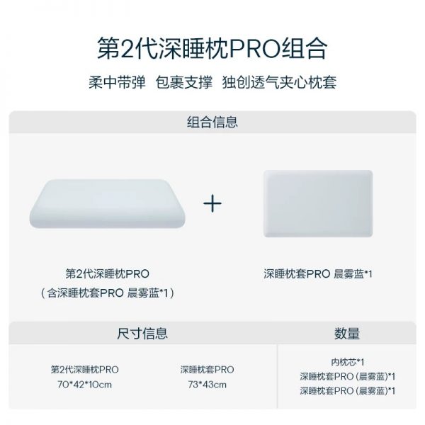 亚朵星球第2代深睡枕PRO记忆棉成人枕头套和枕芯一套护颈枕礼盒装 - 图片 9