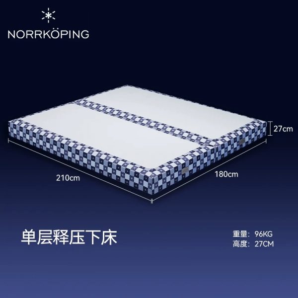 诺尔雪平 手工床垫五星级酒店高端家用席梦思主卧天然马尾毛床垫 - 图片 8