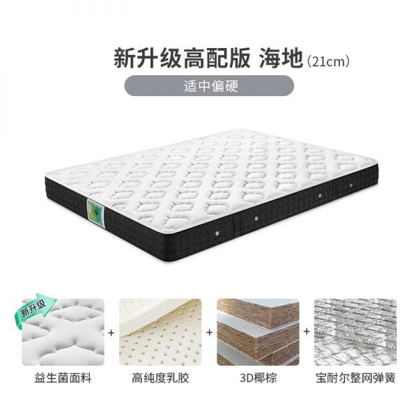 穗宝弹簧加厚1.8米床经济型家用成人双人床席梦思护脊床垫 堪培拉 - 图片 11
